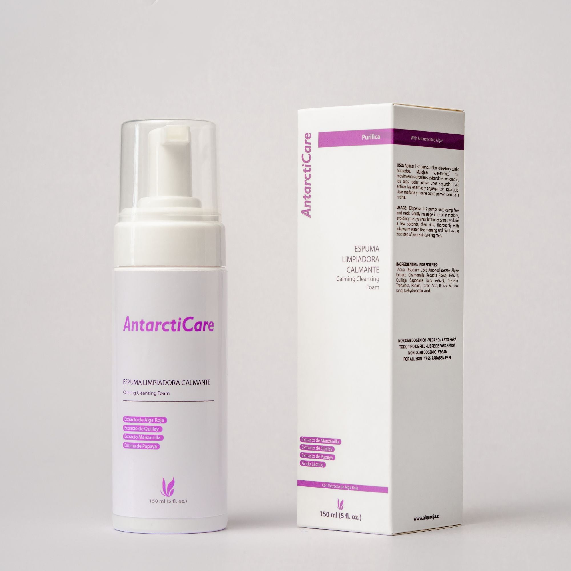 Espuma Limpiadora Calmante 150 ml