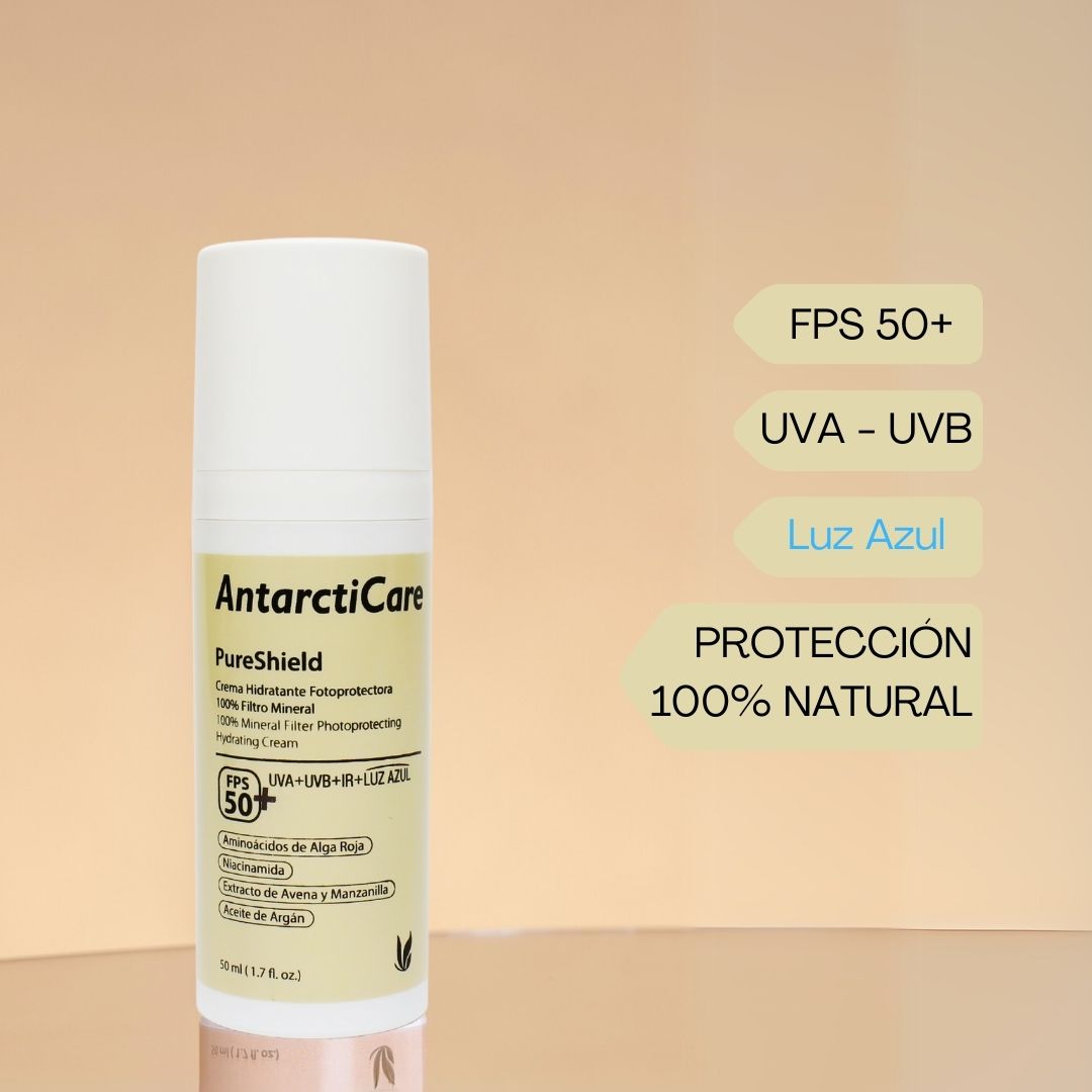Pureshield PureShield® Fotoprotector Natural FPS50+ – AntarctiCare